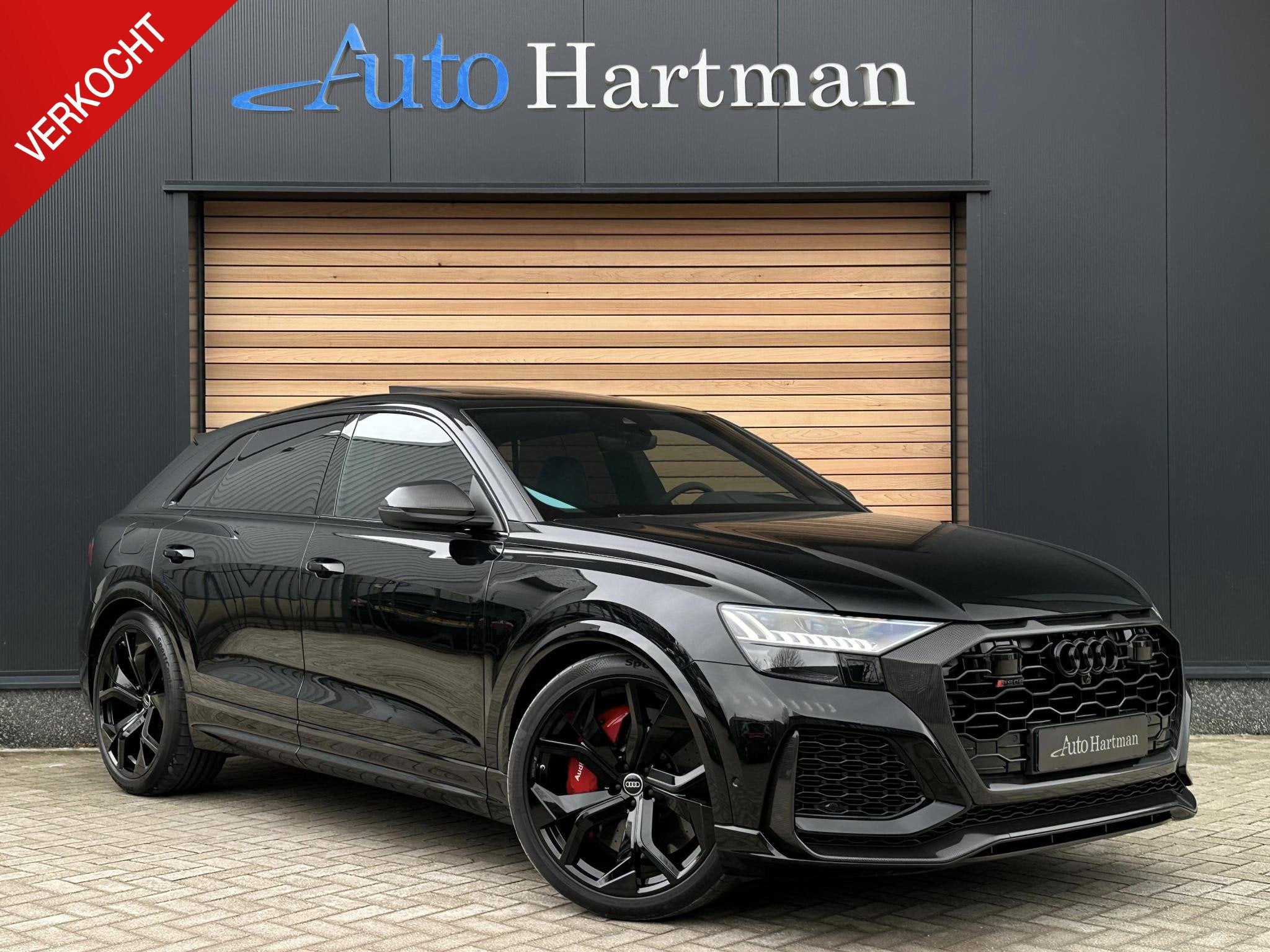 Audi RS Q8 4.0 TFSI RSQ8 quattro Dynamic +|CAPRISTO|MASSAGE|, Auto's, Dealer onderhouden, Gebruikt, 600 pk, Zwart