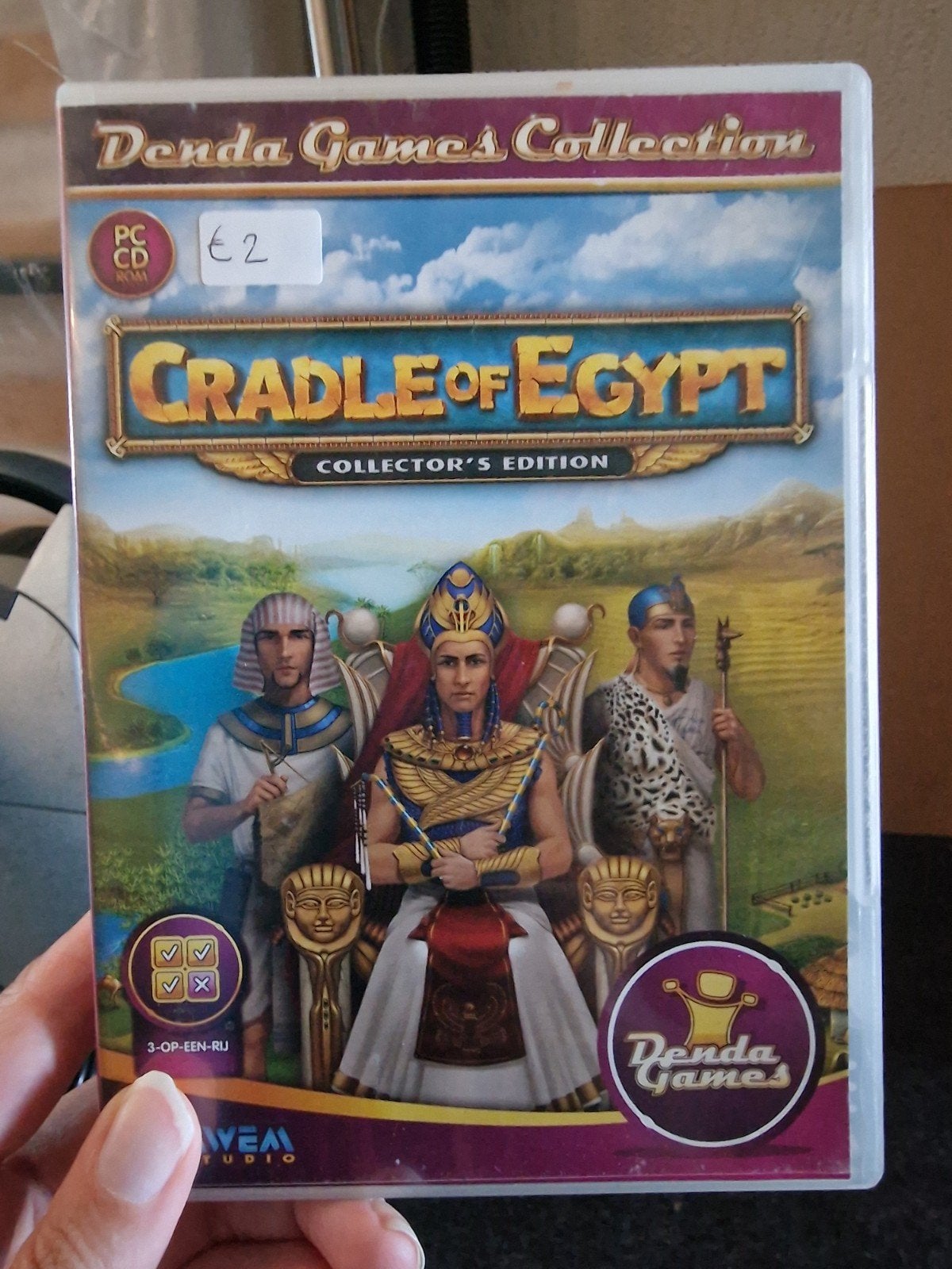 Cradle of Egypt Collector's Edition PC CD-ROM, Spelcomputers en Games, Games | Pc, Gebruikt, Puzzel en Educatief, 1 speler, Vanaf 3 jaar