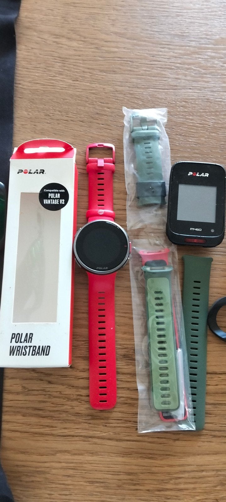 Polar Vantage V2 & M460 met accessories en hide my bell, Gebruikt, Ophalen of Verzenden, Waterdicht, Polar