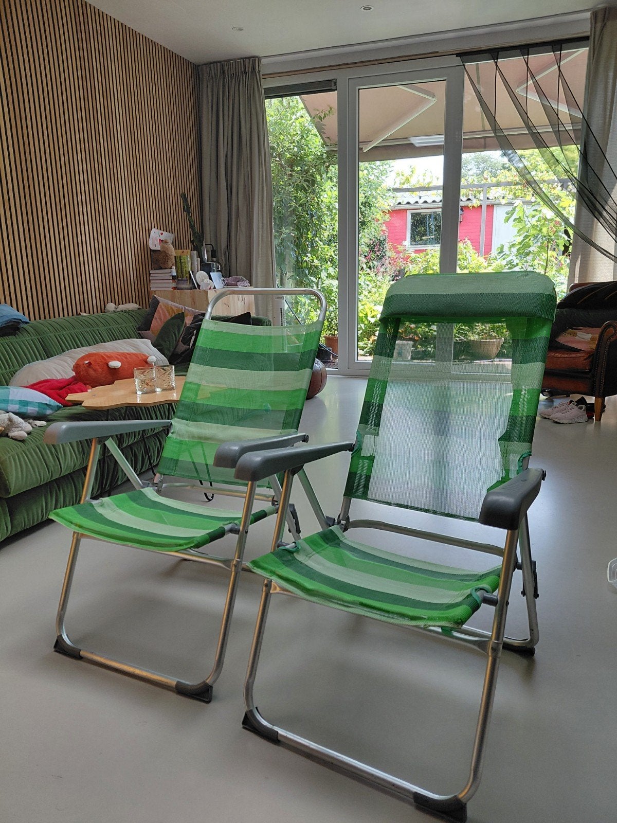 Tuin/campingstoelen, Ophalen, Gebruikt, Kunststof