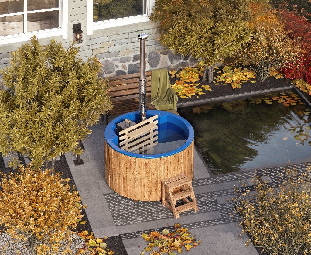 *ACTIE* HOTTUBS VANAF € 2899 *ACTIE* inclusief kachel + trap, Tuin en Terras, Ophalen of Verzenden, Nieuw, Trap, Vast