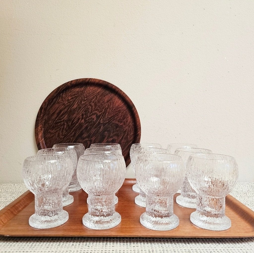 Vintage Iittala Kekkerit glazen Timo Sarpaneva, Ophalen of Verzenden