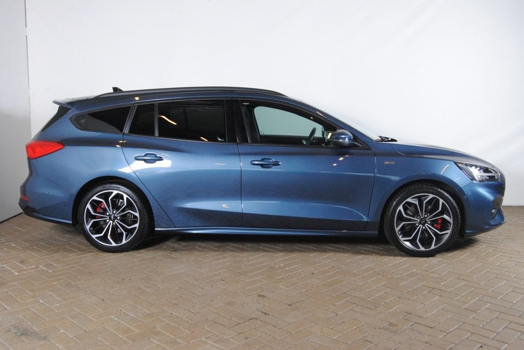 Ford FOCUS Wagon 1.5 EcoB. ST L. Bns | 180 PK (bj 2019), Gebruikt, Euro 6, Blauw, Origineel Nederlands