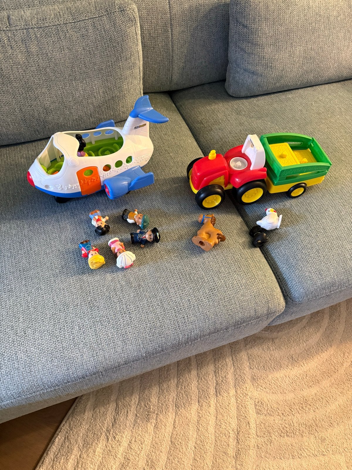 Fisher-Price Little People Vliegtuig, Tractor en Boerderij, Kinderen en Baby's, Ophalen, Gebruikt, Overige typen