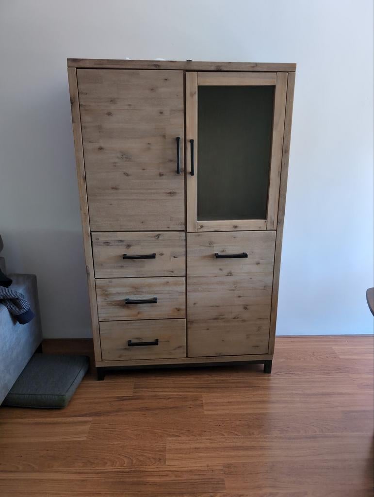 Acacia  houten kast, Ophalen of Verzenden, Zo goed als nieuw