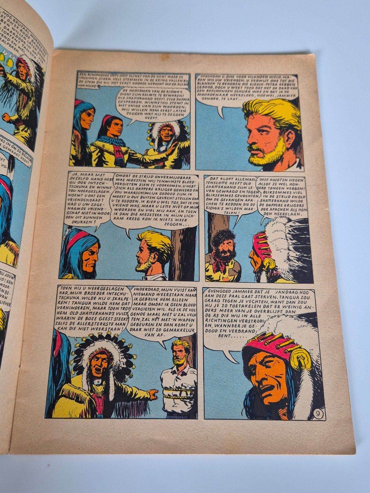 Karl May Winnetou - Bloedbroeders No. 5 (Origineel), Eén stripboek, Ophalen of Verzenden, Gelezen, Karl May