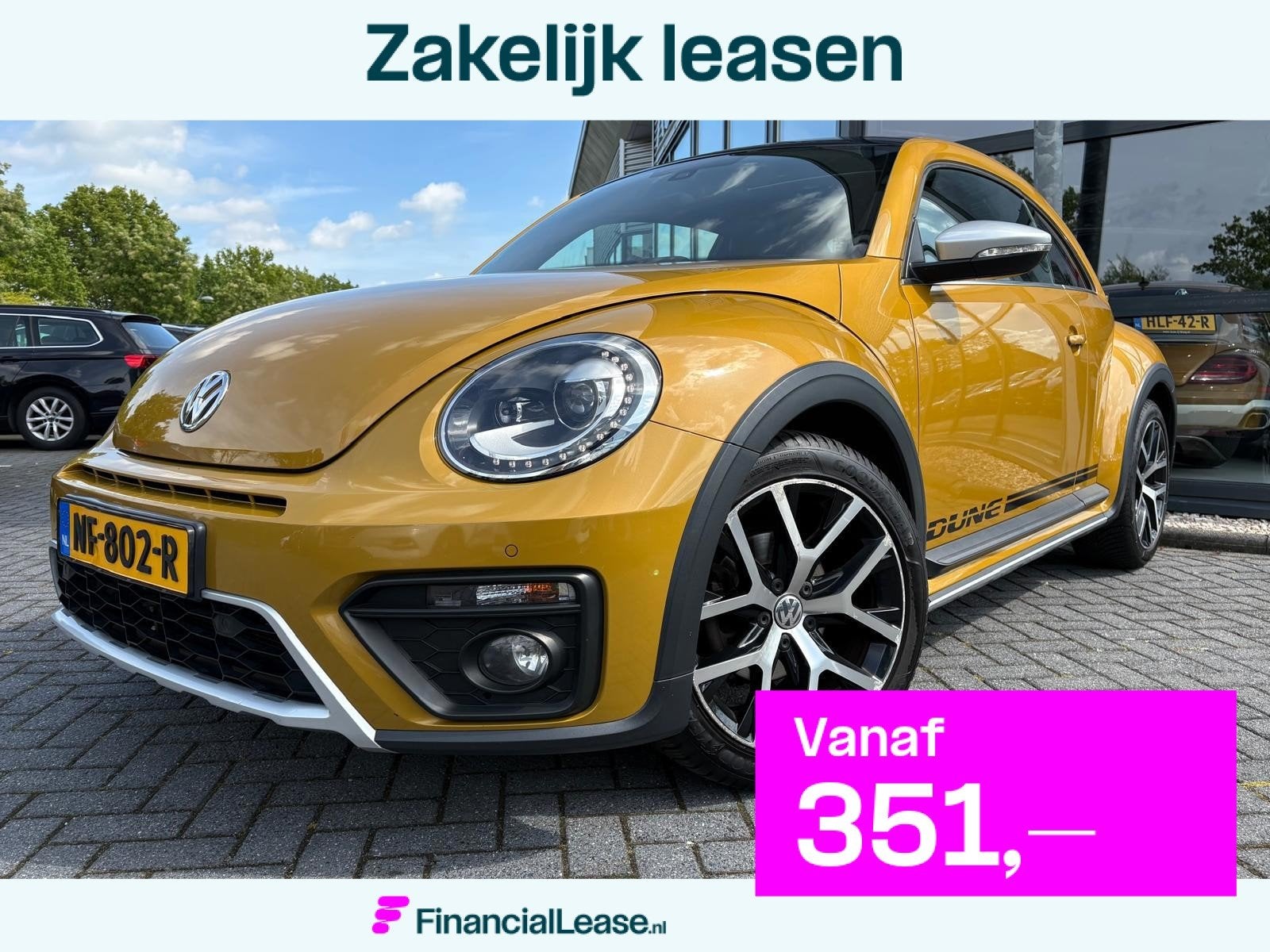 Volkswagen Beetle 1.2 TSI Dune | Pano | Navi | PDC | LMV | A, Voorwielaandrijving, Gebruikt, 4 cilinders, 4 stoelen
