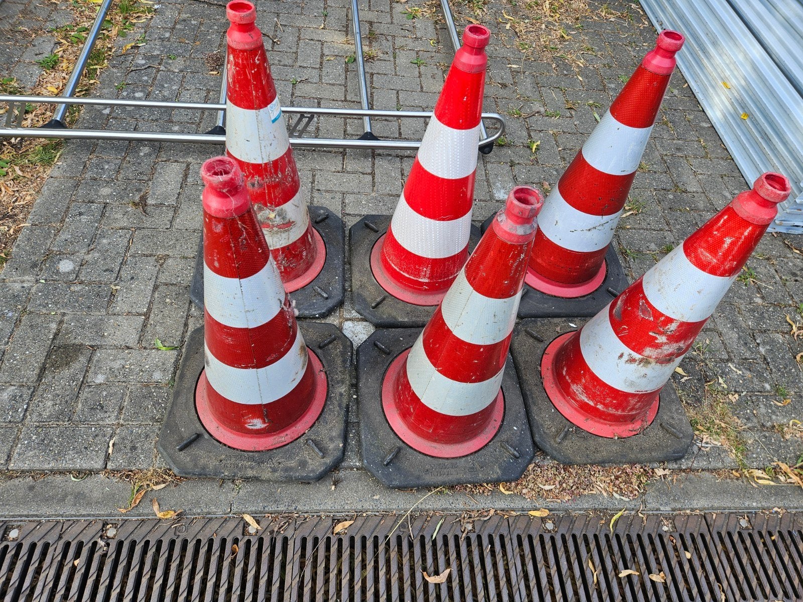 Verkeerskegels (6 stuks) - Gebruikt, Ophalen, Gebruikt