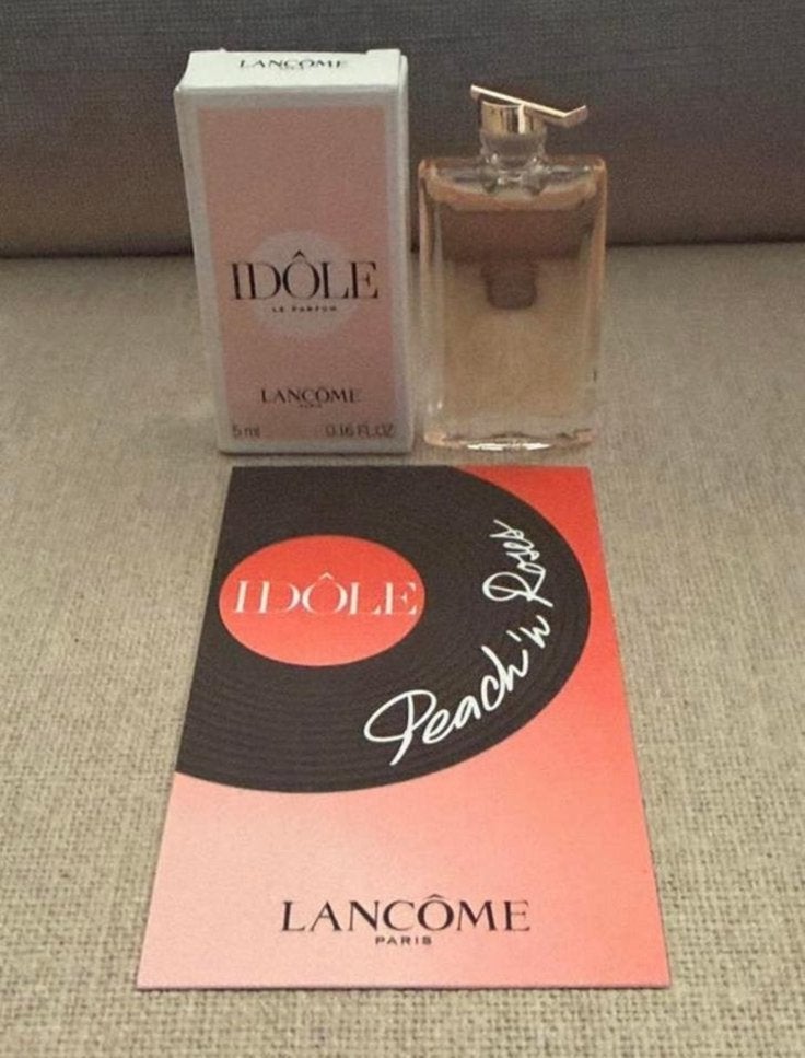 Miniatuur Lancôme le parfum Idôle, 5 ml edp, nieuw in doos, Ophalen of Verzenden, Nieuw, Miniatuur, Gevuld