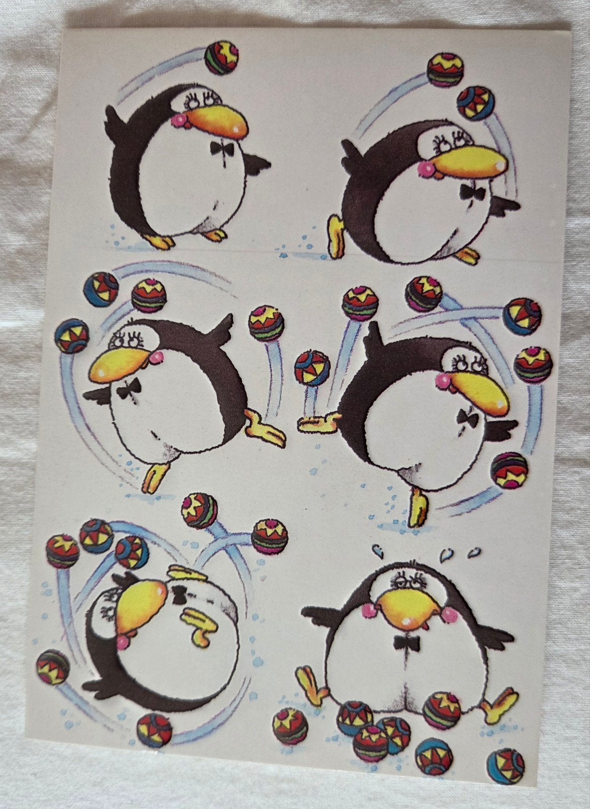 Pinguïns Jongleren - Ingrid Bévort, Verzenden, 1980 tot heden, Ongelopen, Kinderen