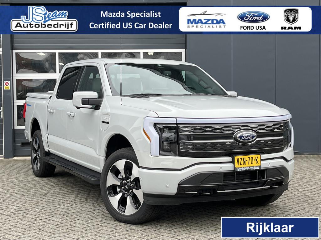 Ford USA F-150 Lightning Platinum Extended Range SuperCrew |, Auto's, Ford Usa, Automaat, Gebruikt, Zwart, 589 pk