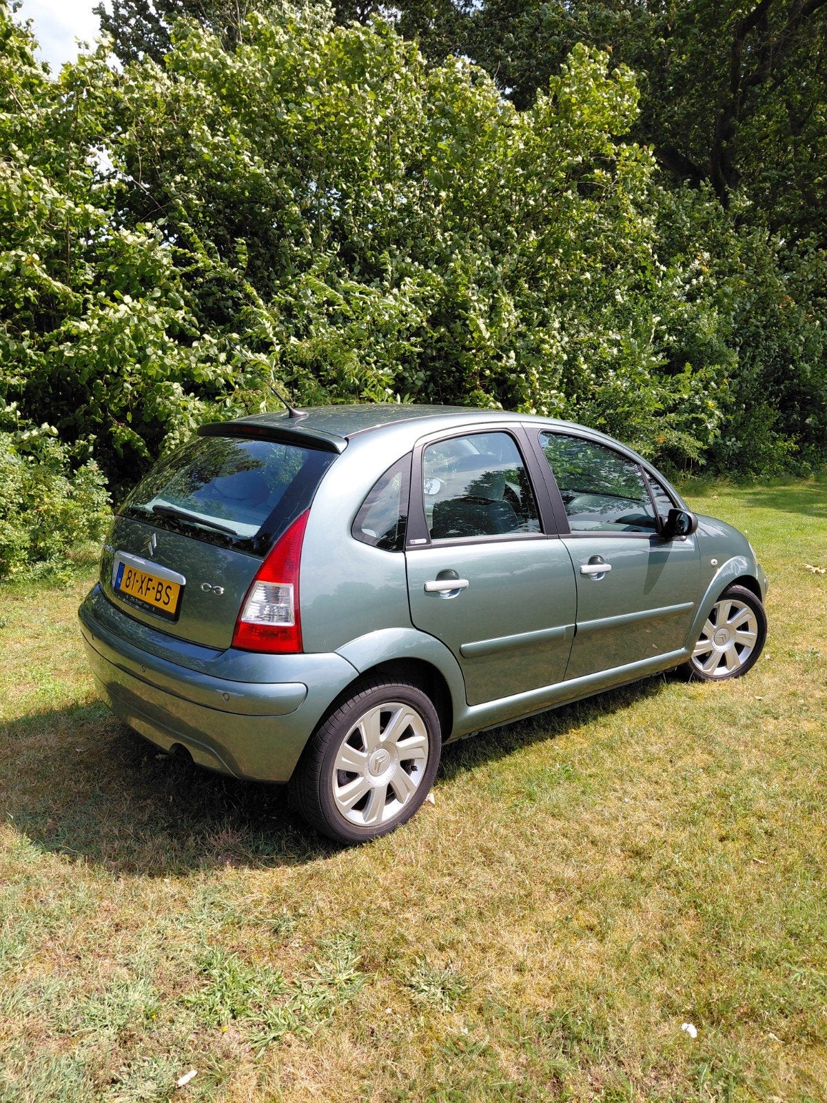 Citroën C3 1.6 16V AUT 2007 Groen, Auto's, 1160 kg, 4 cilinders, 1108 kg, 49 €/maand