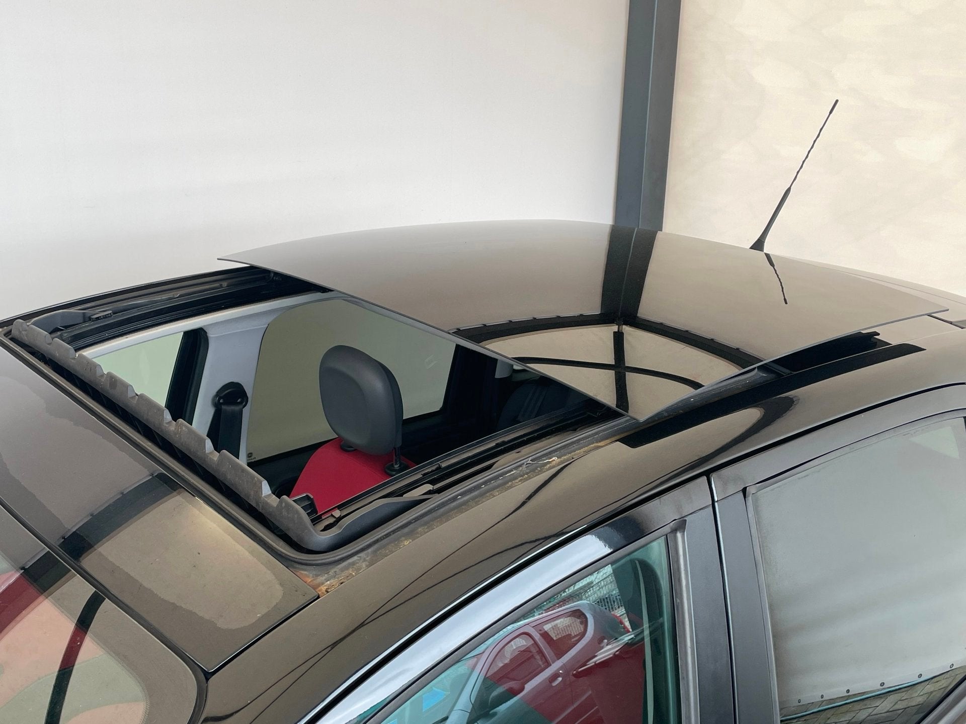 Fiat Panda 0.9 TwinAir Lounge|Panoramadak|Automaat|Trekhaak|, Euro 5, Zwart, Panda, Start-stop-systeem