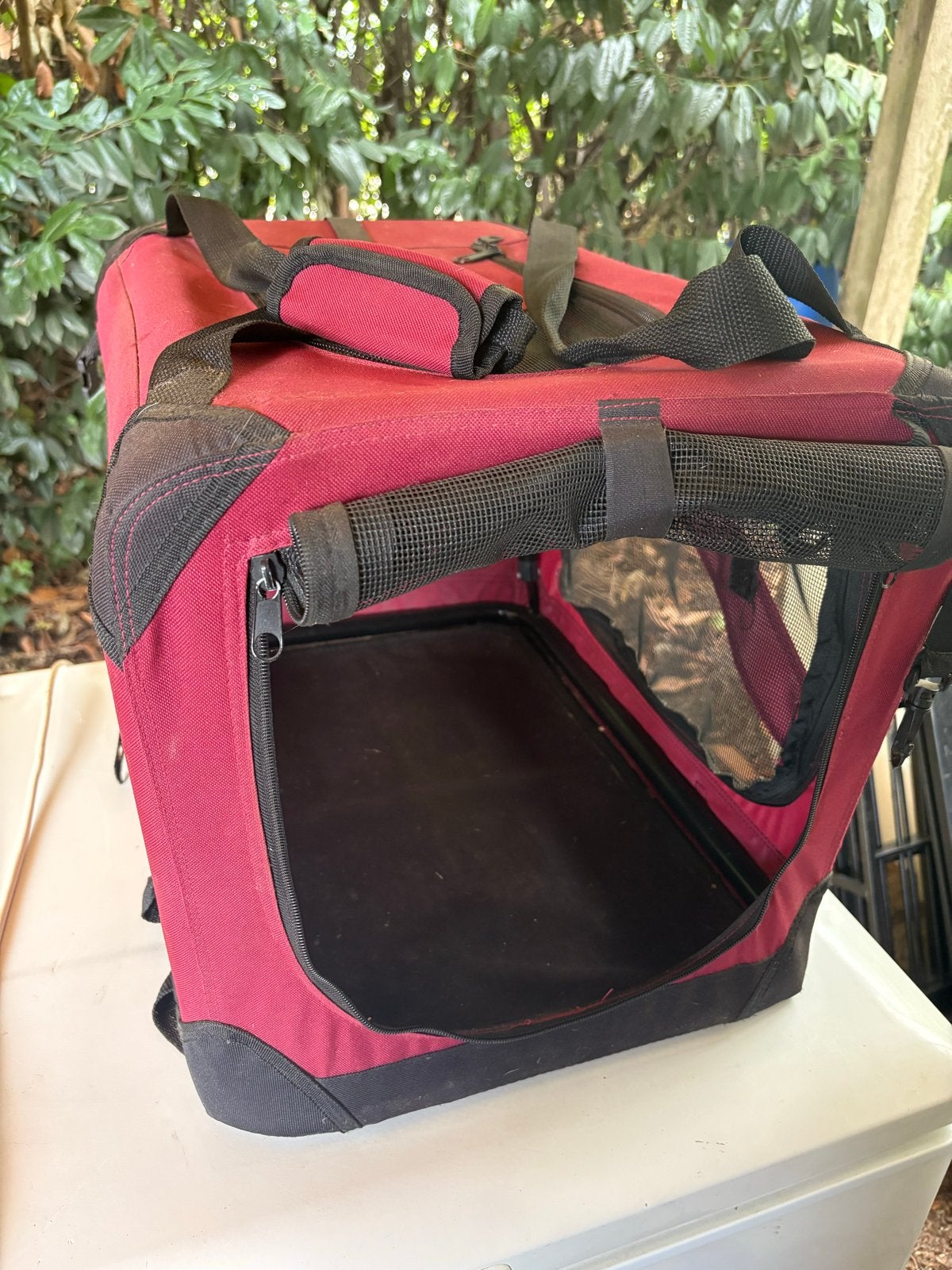 Vervoers bench voor kat of kleine hond €10, Dieren en Toebehoren, Transportboxen, Ophalen, Gebruikt