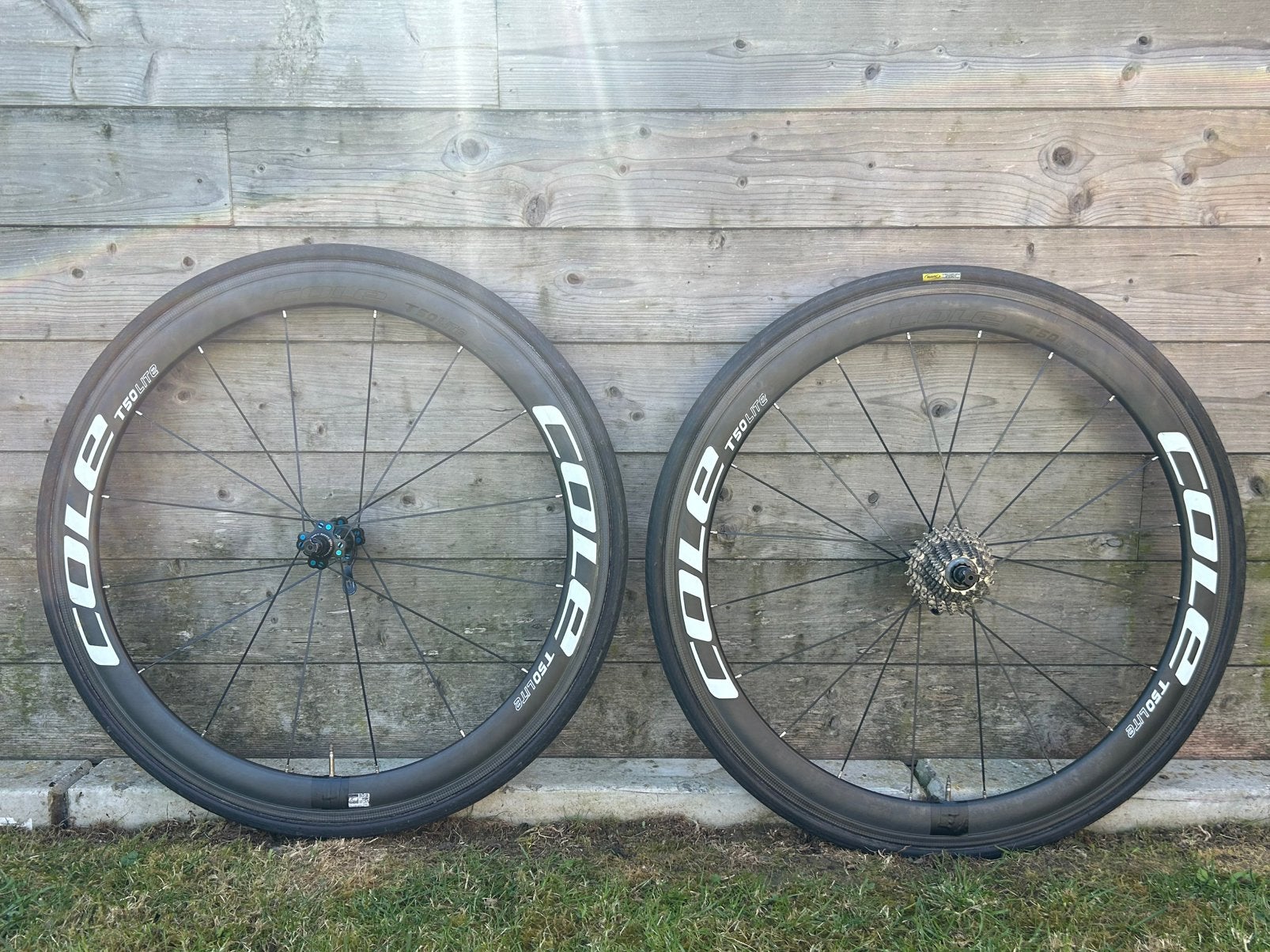 Full carbon COLE T50 LITE wielset in nieuwstaat, Fietsen en Brommers, Ophalen of Verzenden, Zo goed als nieuw, Wiel, Carbon