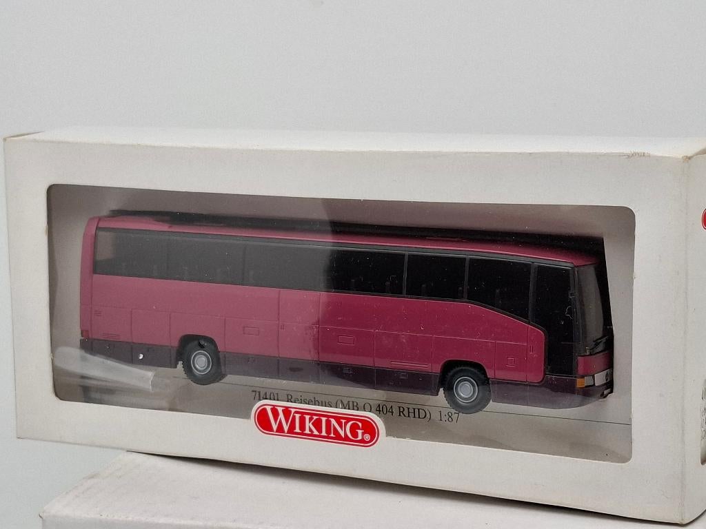 Touringcar Mercedes Benz O404 - Wiking 1/87, Verzenden, Zo goed als nieuw, Bus of Vrachtwagen, Wiking