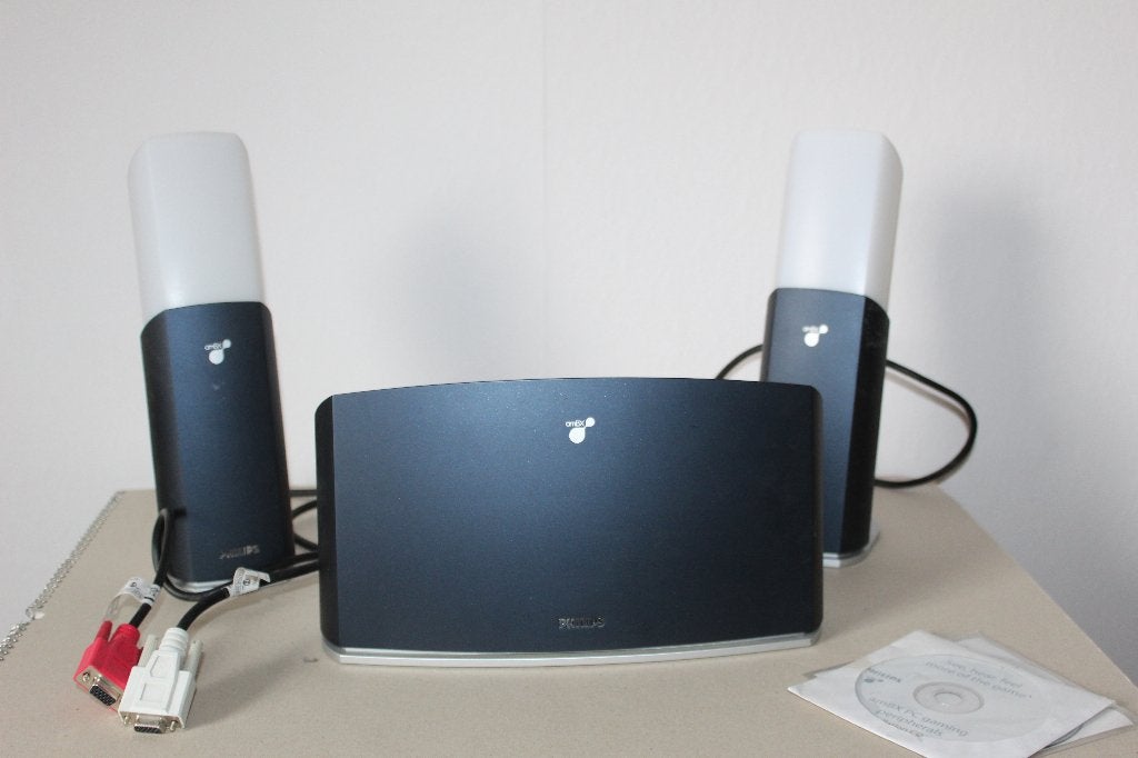 Philips E-tech multi media speaker set, Computers en Software, Pc speakers, Ophalen of Verzenden, Zo goed als nieuw
