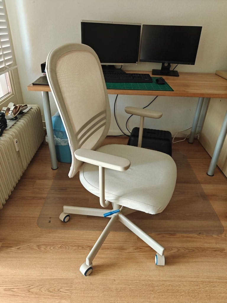 Ikea Flintan Chair, Huis en Inrichting, Bureaustoelen, Zo goed als nieuw, Bureaustoel, Beige, Ophalen