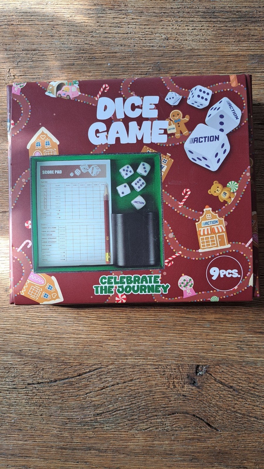 NIEUWE Dice Game - Dobbelspel (9 stuks), Vijf spelers of meer, Ophalen of Verzenden, Nieuw, Reisspel