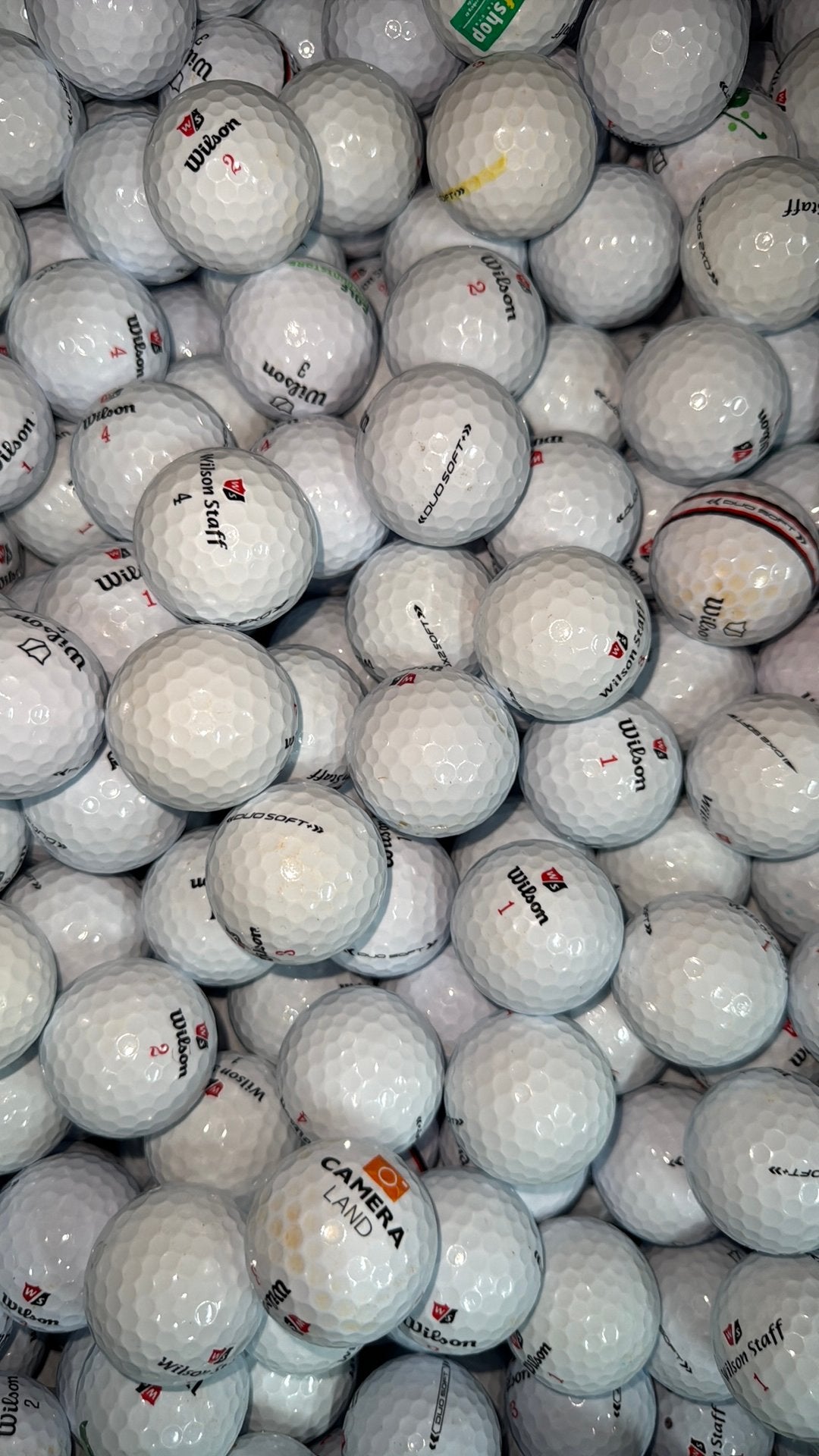 Wilson staff dx2 soft golfballen AAAA kwaliteit 100 stuks, Sport en Fitness, Golf, Ophalen of Verzenden, Zo goed als nieuw, Bal(len)