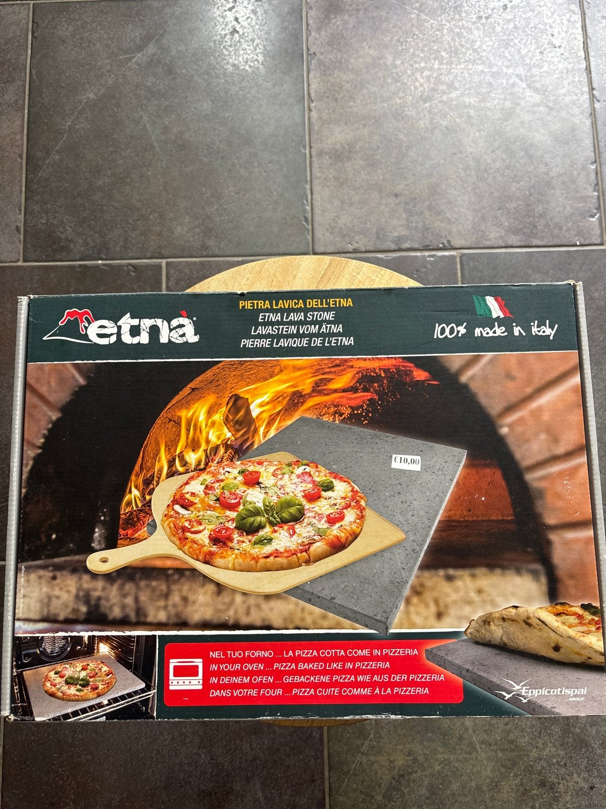 Etna Lavasteen Pizza Steen - Nieuw in doos, Ophalen of Verzenden, Nieuw, Etna, Pizzaoven