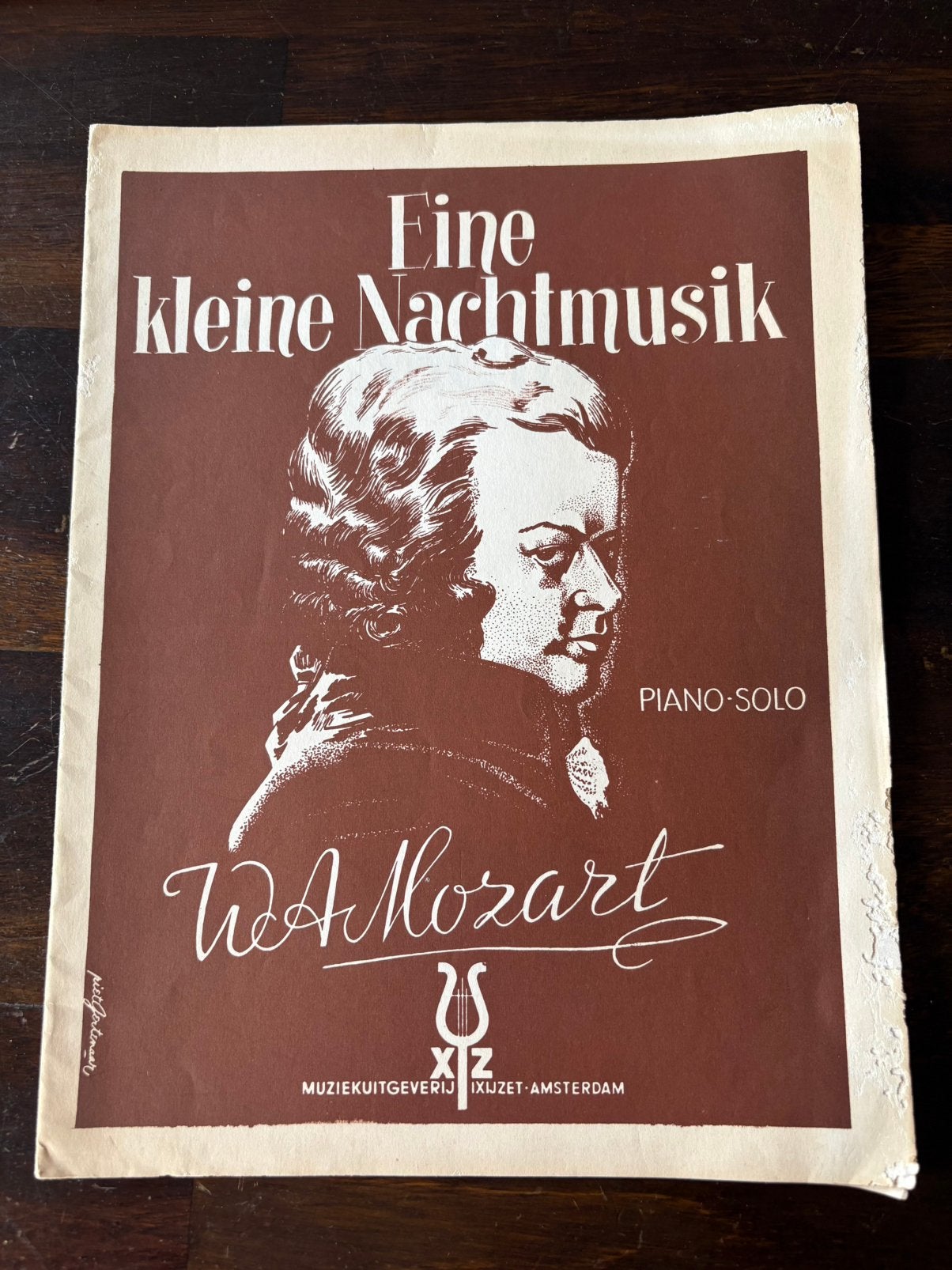 Bladmuziek Eine Kleine Nachtmusik van Mozart voor piano, Muziek en Instrumenten, Bladmuziek, Gebruikt, Klassiek, Ophalen of Verzenden