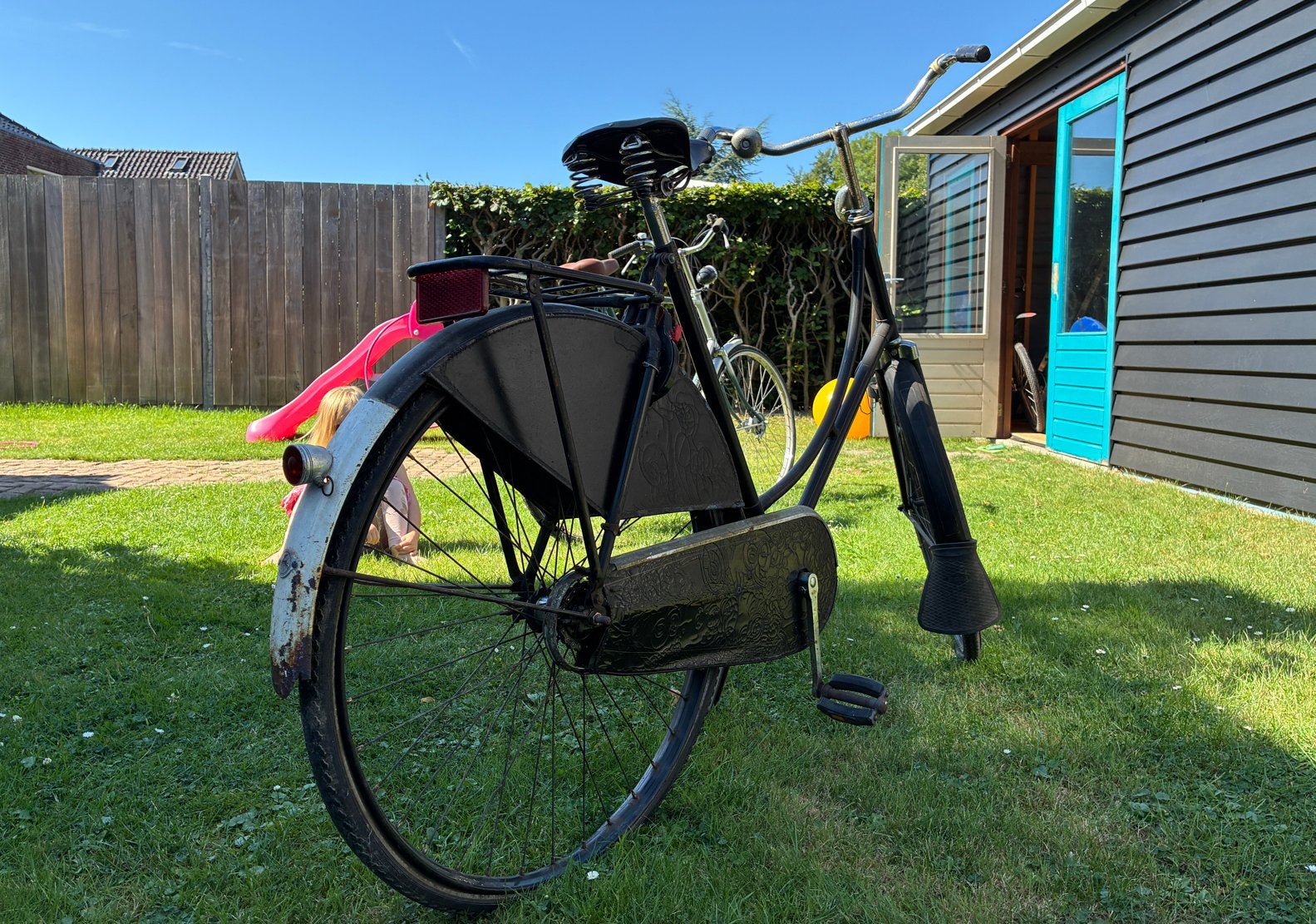 Antieke Gazelle omafiets 28 inch - Opknapper, Ophalen, Gebruikt, Terugtraprem