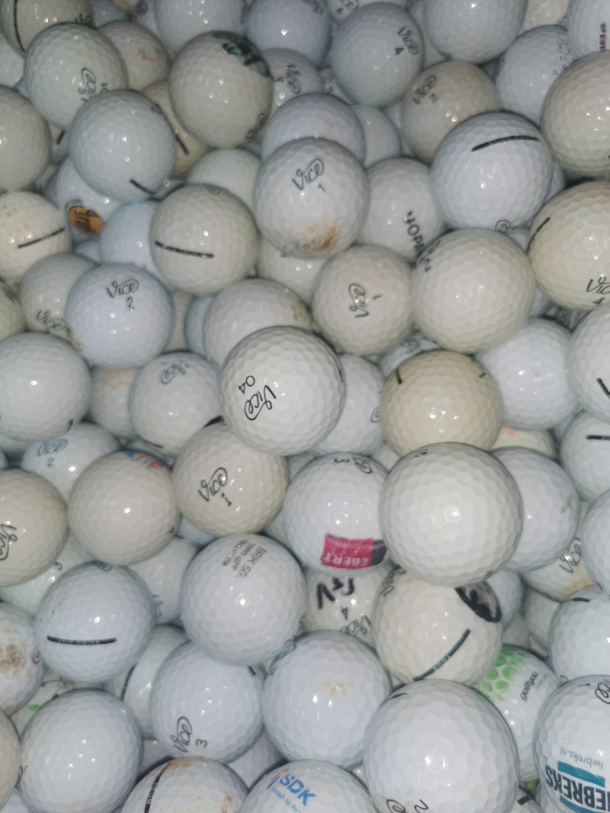 Vice golfballen 100 stuks, Sport en Fitness, Ophalen of Verzenden, Bal(len)