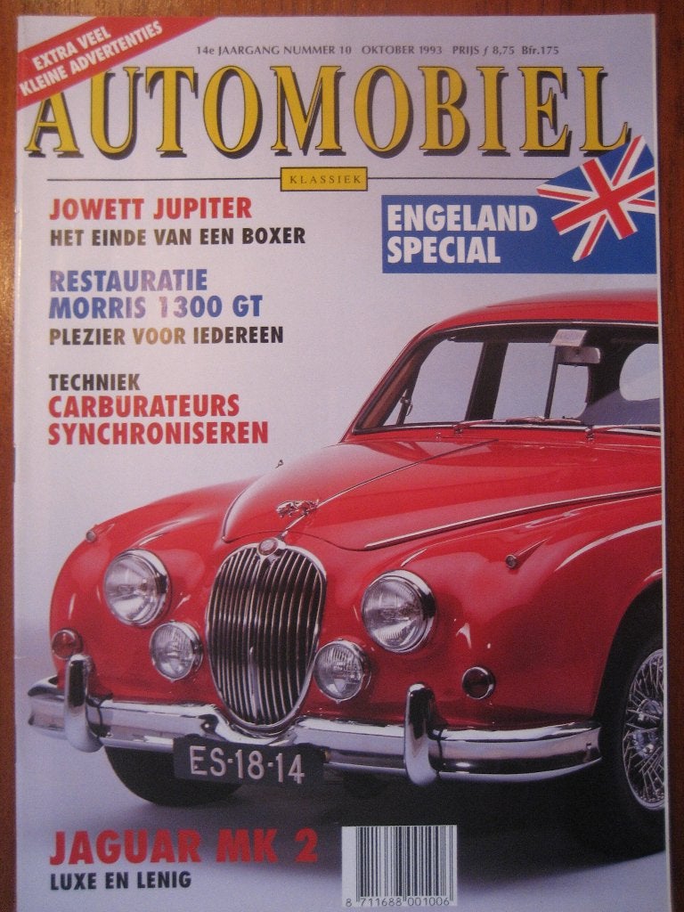 Het Automobiel 10 1993 Engeland Special Jaguar Mk 2, Morris, Ophalen of Verzenden, Nieuw, Overige merken