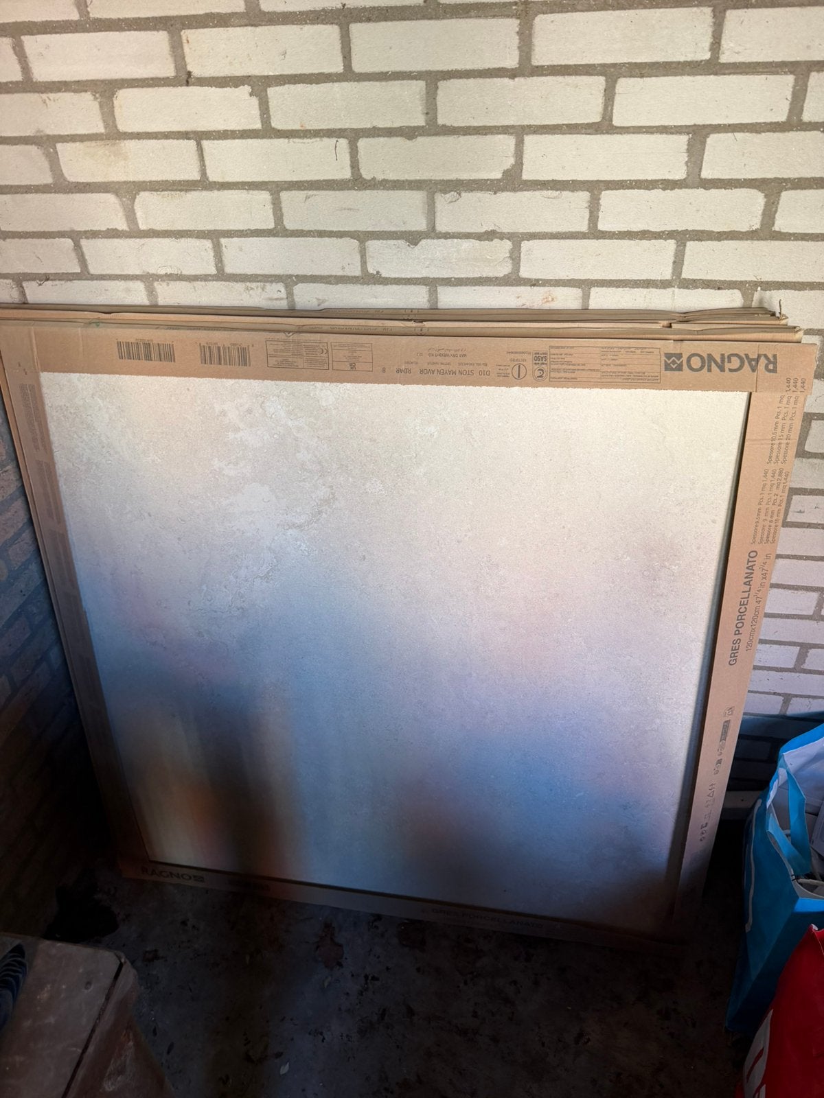 Tegels 120x120, Ophalen, Nieuw, Minder dan 5 m², Vloertegels