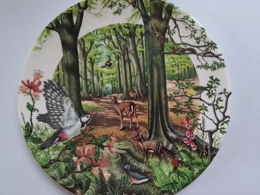 Wedgwood wandbord 'The Beechwood' 1988, Ophalen of Verzenden