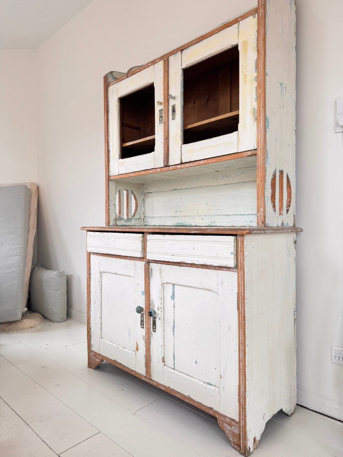 Antieke Hongaarse kast, Ibiza Bobo stijl, Antiek en Kunst, Antiek | Meubels | Kasten, Ophalen
