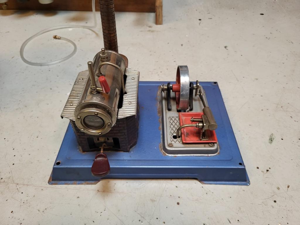 Wilesco D10 Stoommachine, werkend model, Ophalen of Verzenden, Gebruikt