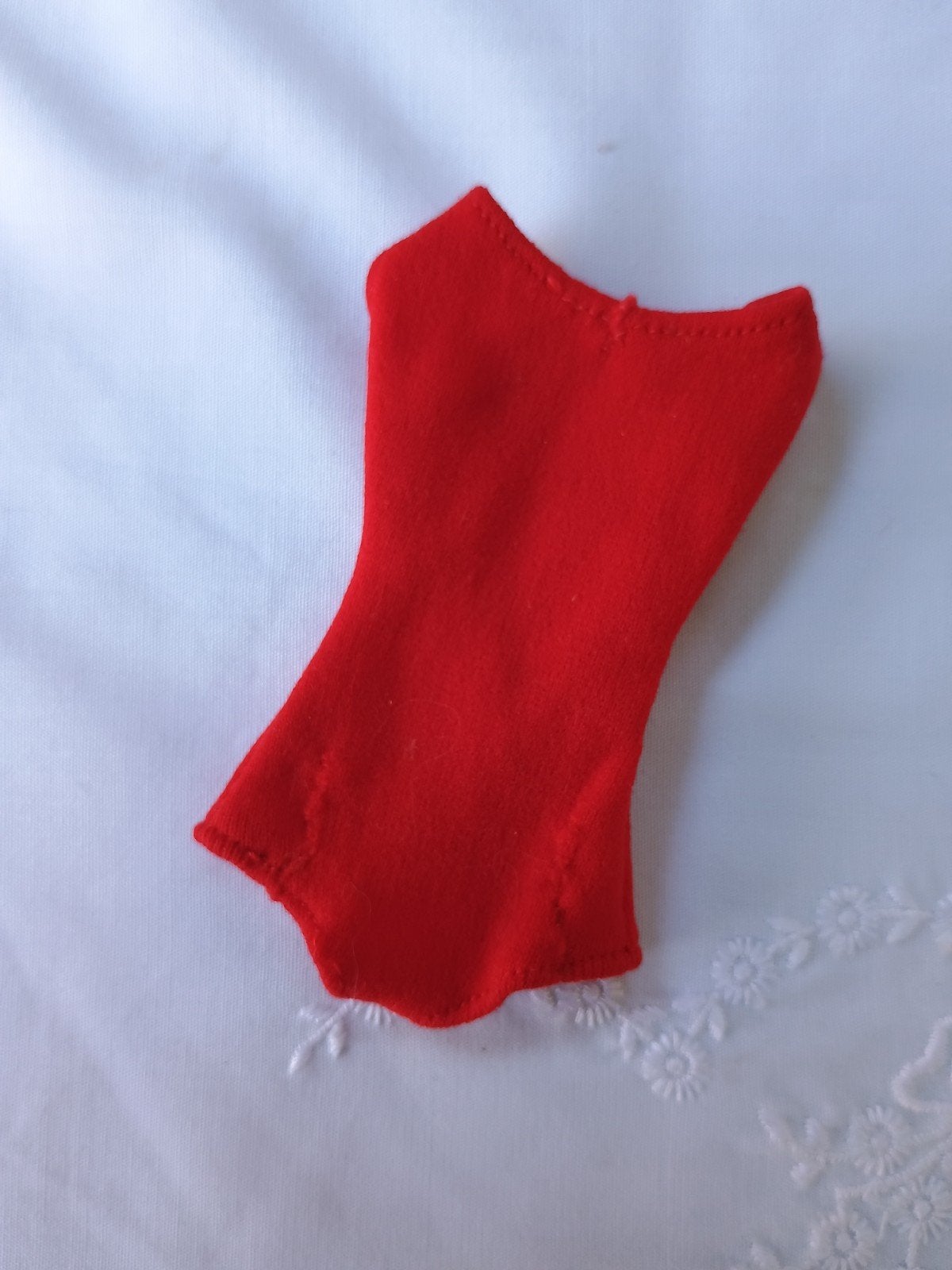 Rood barbie zwempakje, Ophalen of Verzenden, Gebruikt, Kleertjes