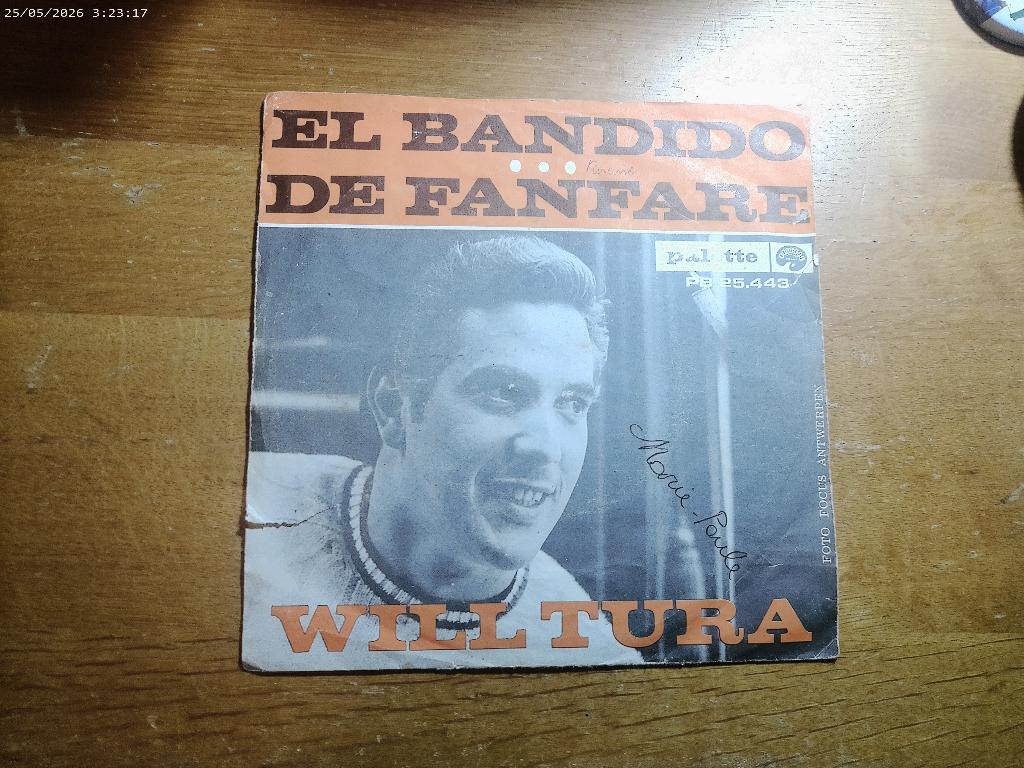 Will Tura - El Bandido / De Fanfare, Fotohoes, Ophalen of Verzenden, Gebruikt, Nederlandstalig