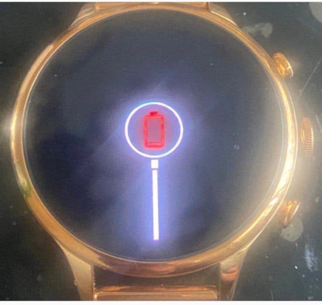 Roségouden Fossil Gen 5 Julianna smartwatch, Ophalen of Verzenden, Nieuw, Geel, Android