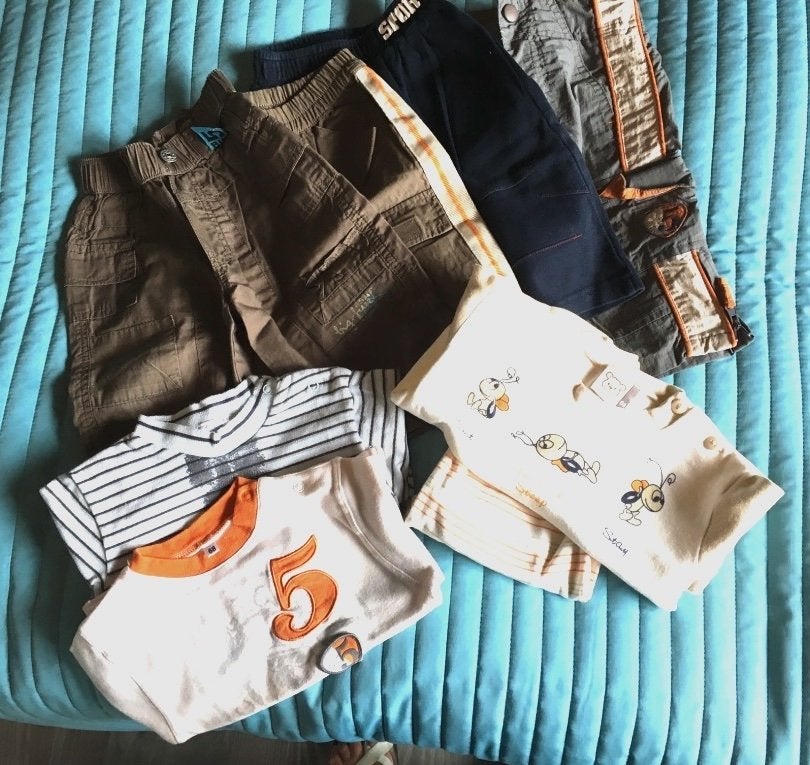 Pakket babykleding (jongens) Maat 68. (7 items), Kinderen en Baby's, Ophalen of Verzenden, Zo goed als nieuw, Maat 68