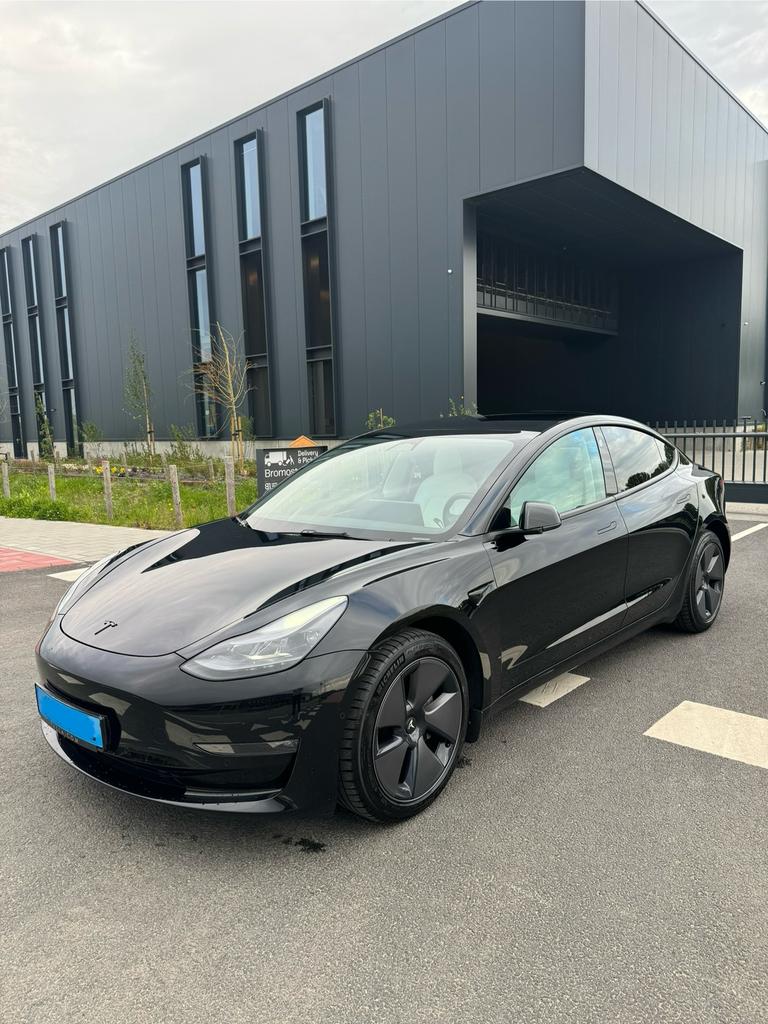 Tesla Model 3 LONG RANGE AWD 75kWh 2022, Auto's, Tesla, Automaat, Zwart, Elektrisch, Vierwielaandrijving
