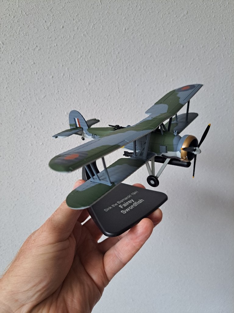 Atlas Fairey Swordfish WWII Vliegtuig Model - 1:72, Verzamelen, Ophalen of Verzenden, Nieuw, Schaalmodel
