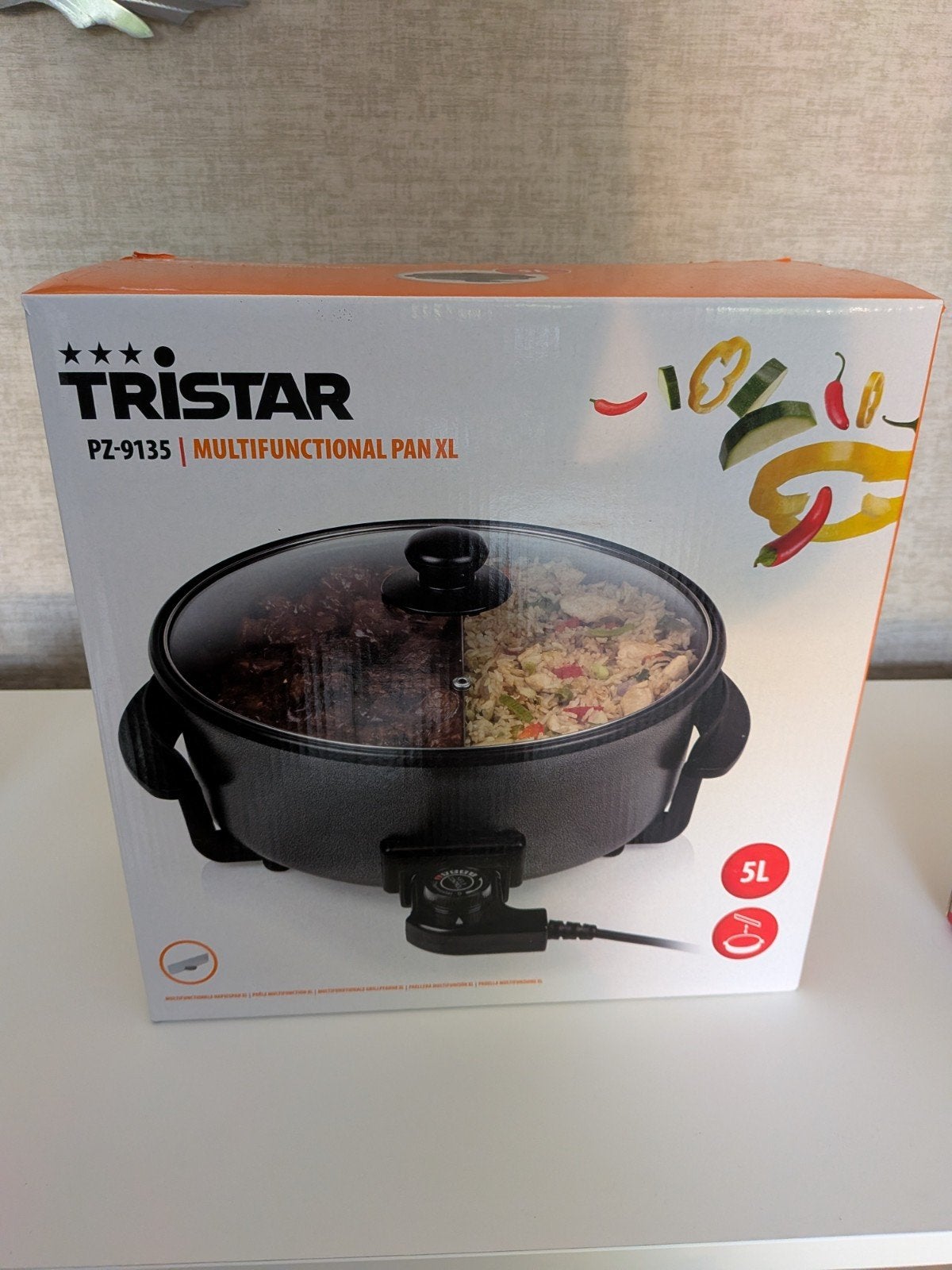 Tristar PZ-9135 Multifunctionele Pan XL - 5L hapjespan, Ophalen, Nieuw