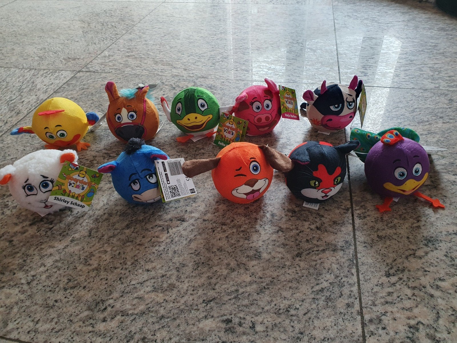Lidl Boerderij Knuffels - Complete Set van 10, Lidl, Overige typen, Ophalen of Verzenden, Meerkleurig