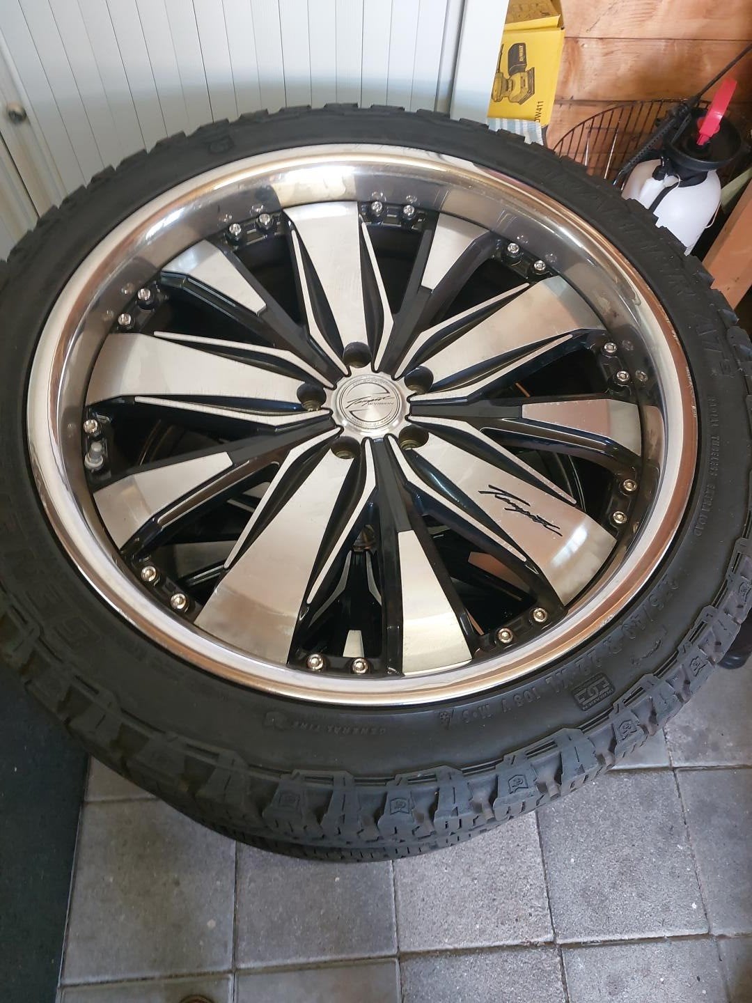 22 inch W.Vision / BADX velgen met goede winterbanden – 275/, Ophalen, 275 mm, Banden en Velgen, Overige maten