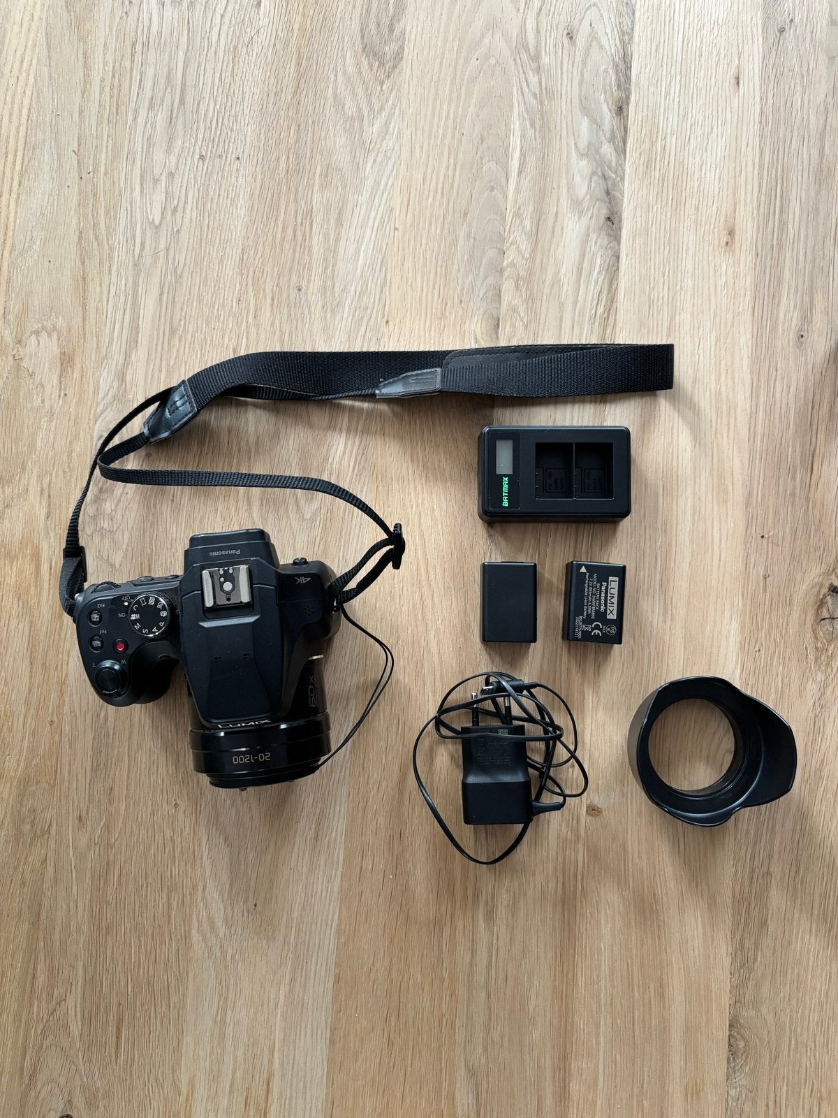 Panasonic DC FZ82 60x ZOOM camera met accessoires en tas, Panasonic, Beeldstabilisatie, Ophalen of Verzenden, Zo goed als nieuw