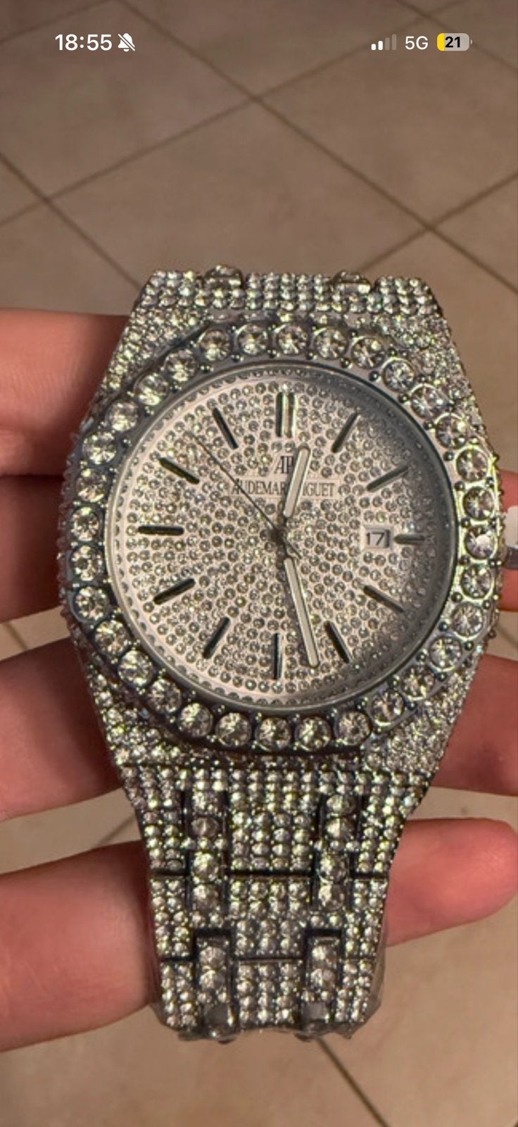 Audemars Piguet 1:1, Overige merken, Overige materialen, Polshorloge, Ophalen of Verzenden