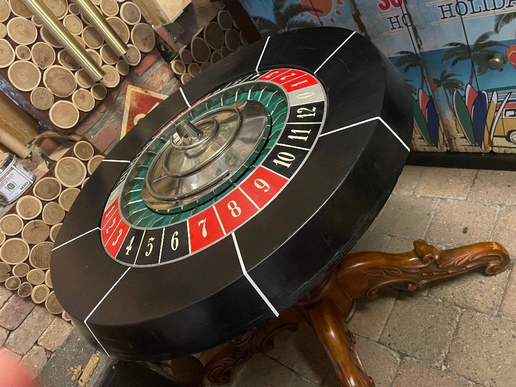 Roulette Casino Automaat Machine Antiek, Onderdeel 1943 !?, Antiek en Kunst, Ophalen