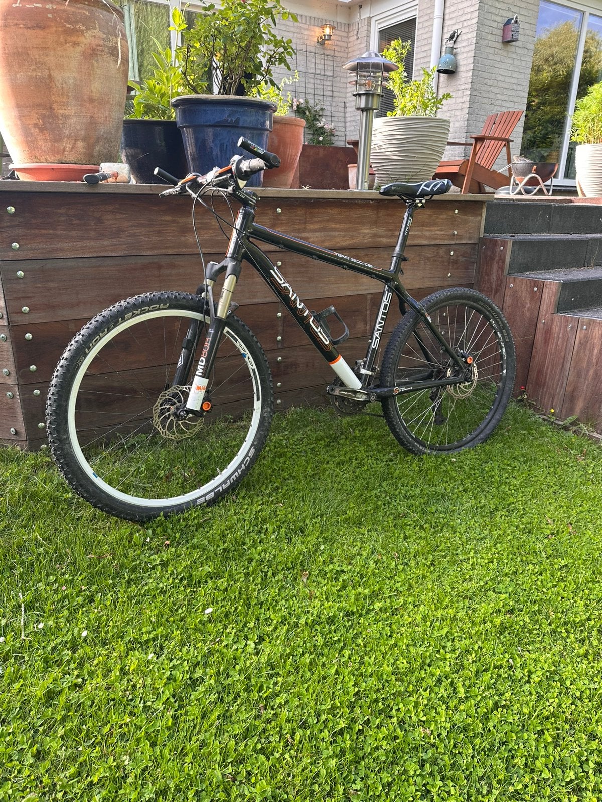 Santos MTB opknapper, Fietsen en Brommers, Fietsen | Mountainbikes en ATB, Ophalen of Verzenden, Gebruikt, Schijfrem