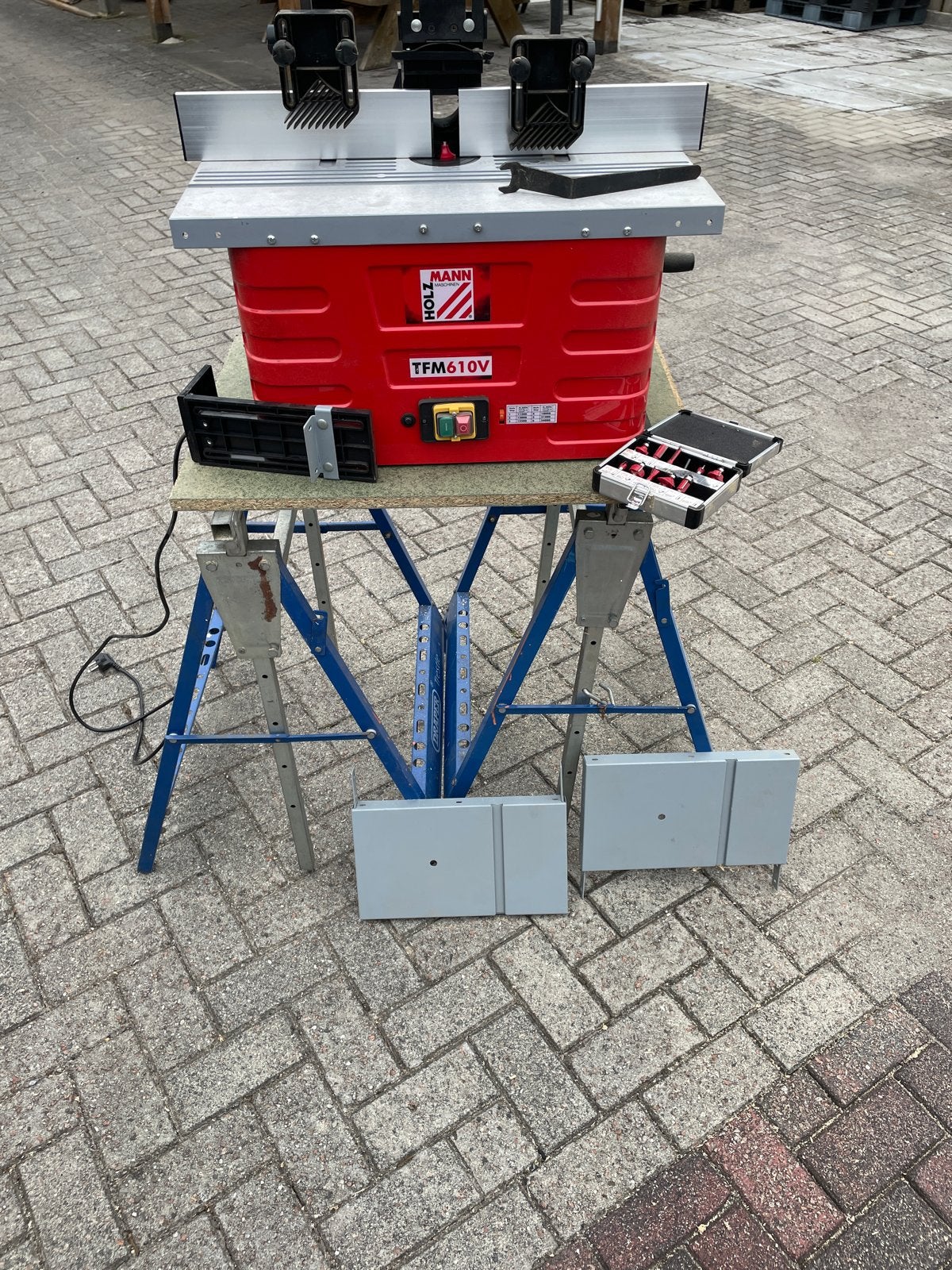 Holzmann TFM610V Bovenfreesmachine  - tafelfrees, Ophalen, Gebruikt, Elektrisch, Bovenfrees