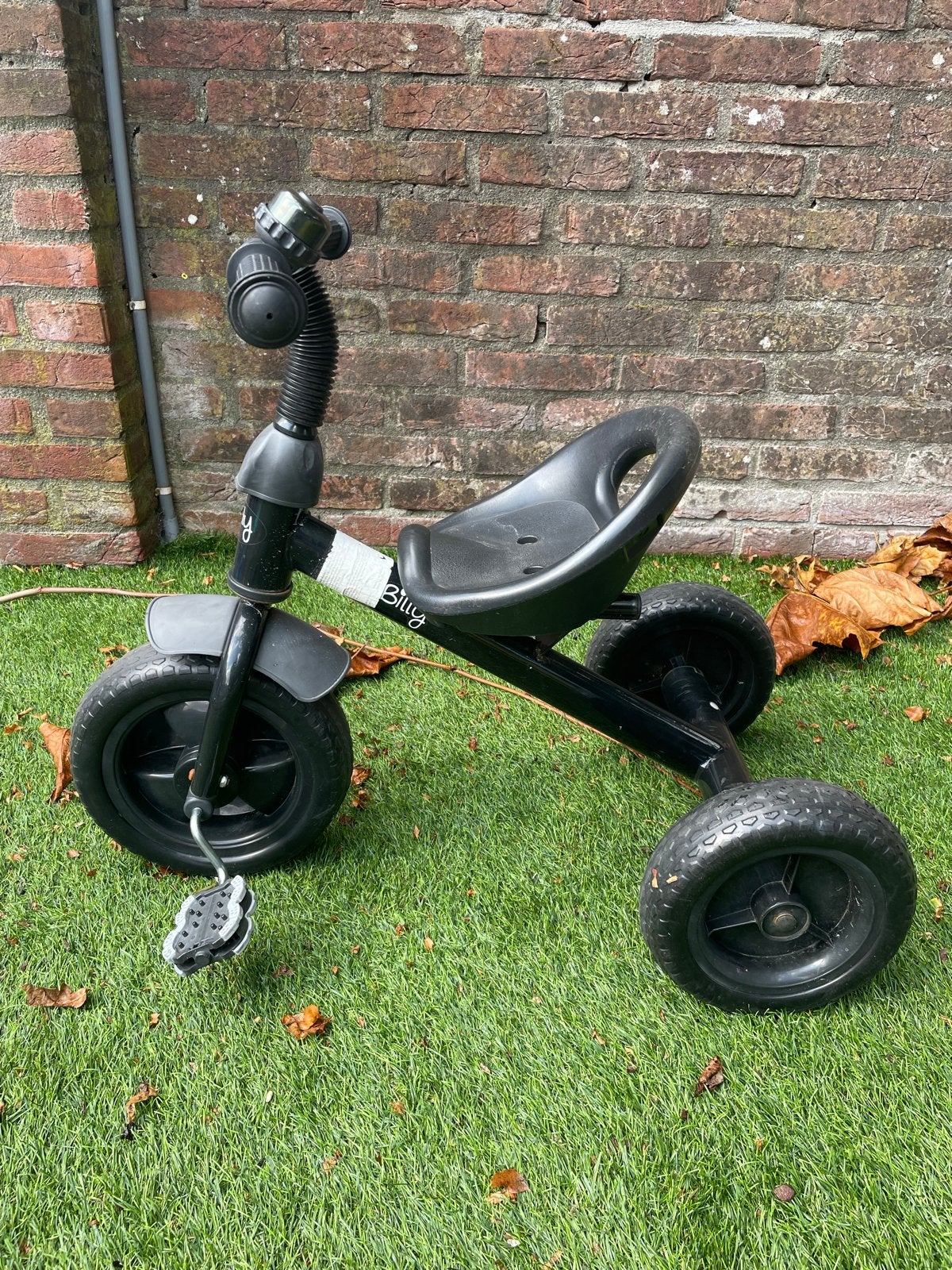 Billy driewieler - Zwart, Ophalen, Zo goed als nieuw, Terugtraprem