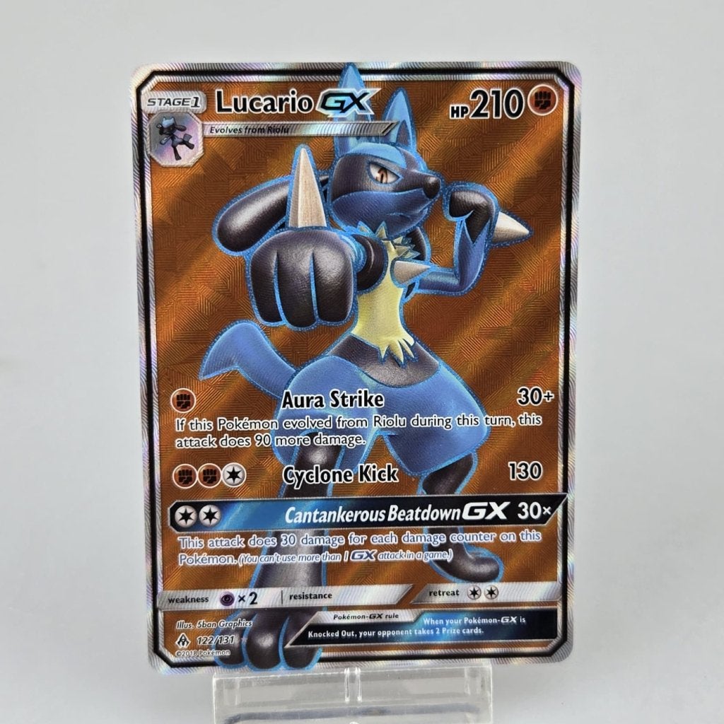 TCG Lucario GX FLI 122 NM/MT, Gebruikt