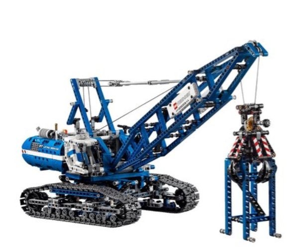 LEGO Technic Crawler Crane 42042, Kinderen en Baby's, Inclusief instructies, Lego, Ophalen of Verzenden, Zo goed als nieuw